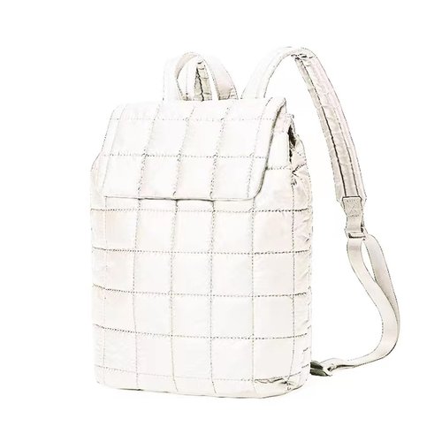 Niumike 10L Quilted Casual Daypacks Lightweight Shoulder Bag Solid Color Waterproof Nylon Flap Backpack for Traveling Hiking