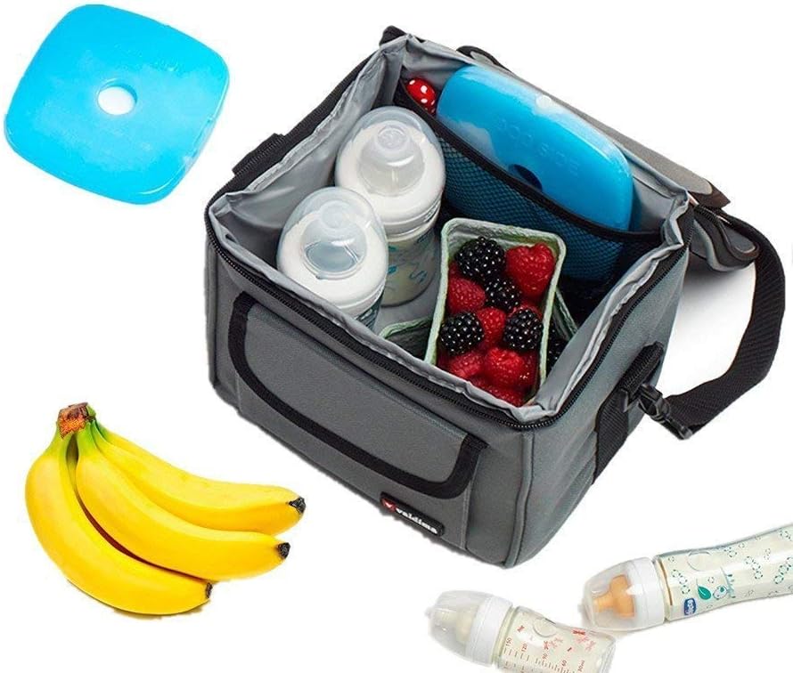 Slim Cooler Ice Packs for Lunch Box, Work, School, Picnic, Fishing - Long Lasting, Quick Freeze, Blue