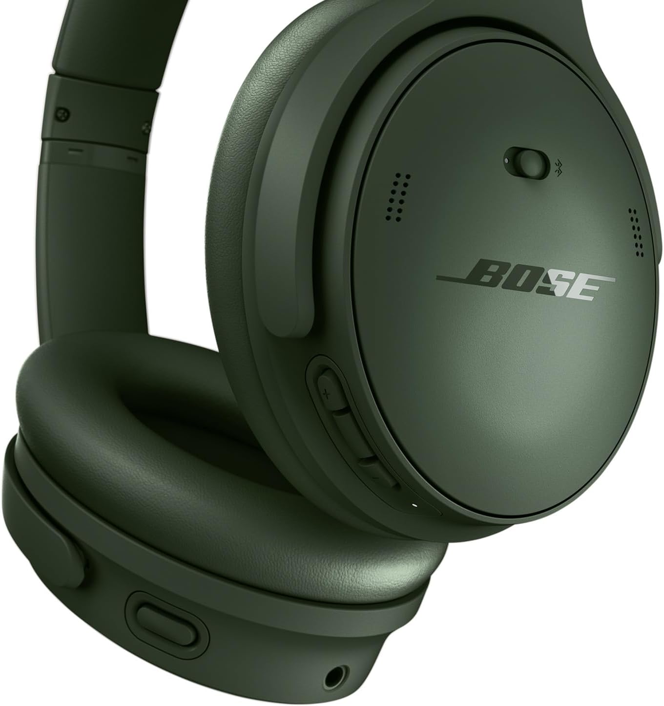 Bose QuietComfort Bluetooth Headphones, Wireless Headphones with Active Over Ear Noise Cancelling and Mic, Deep Bass, Up to 24 Hours of Playtime, Sandstone
