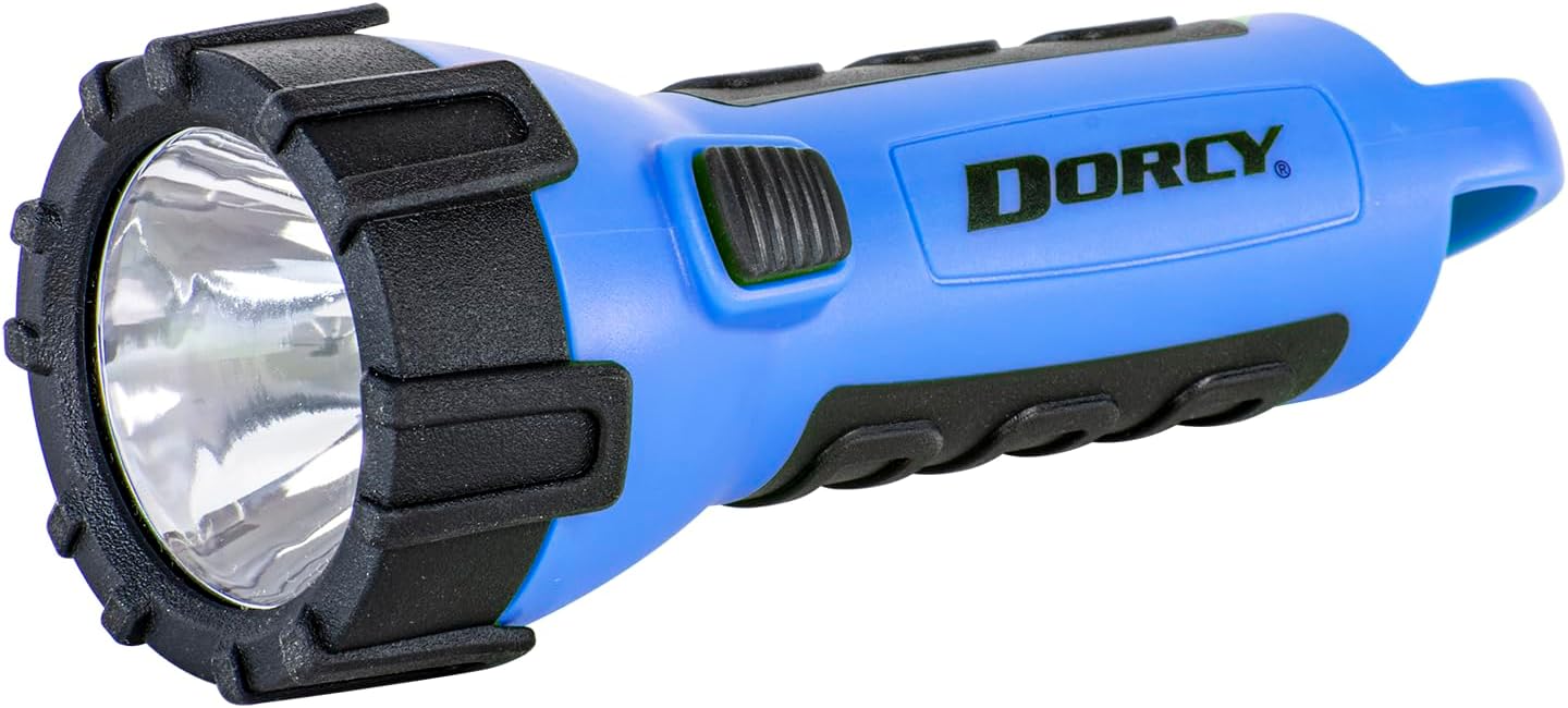 Dorcy 55 Lumen Floating Water Resistant LED Flashlight with Carabineer Clip, Pink ( 41-2509)