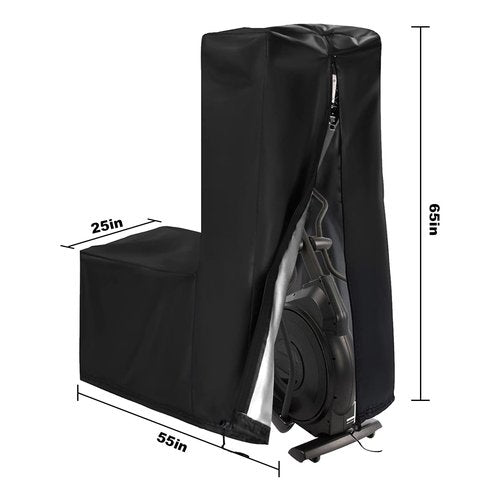 Elliptical Cover 420D Oxford Fabric Gym Dust Cover 55'' x 25'' x 65'' Elliptical Cover Home Elliptical Exercise Machine Cover