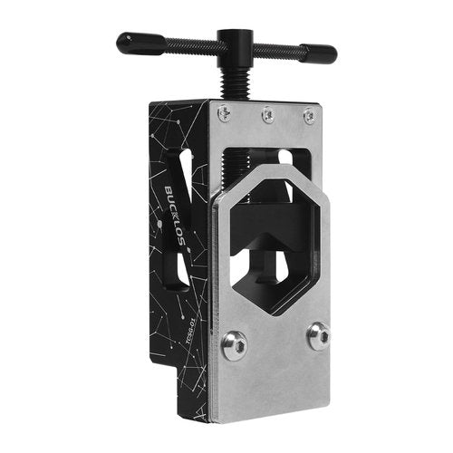 BUCKLOS Bike Saw Guide for Mountain Road Bike Fork Steerer Seat Post Handlebar Carbon Fiber Aluminium Alloy Tubes Cutting Tool, Adjustable Cycling Repair Parts Bicycle Saw Guide for Tube Cutting