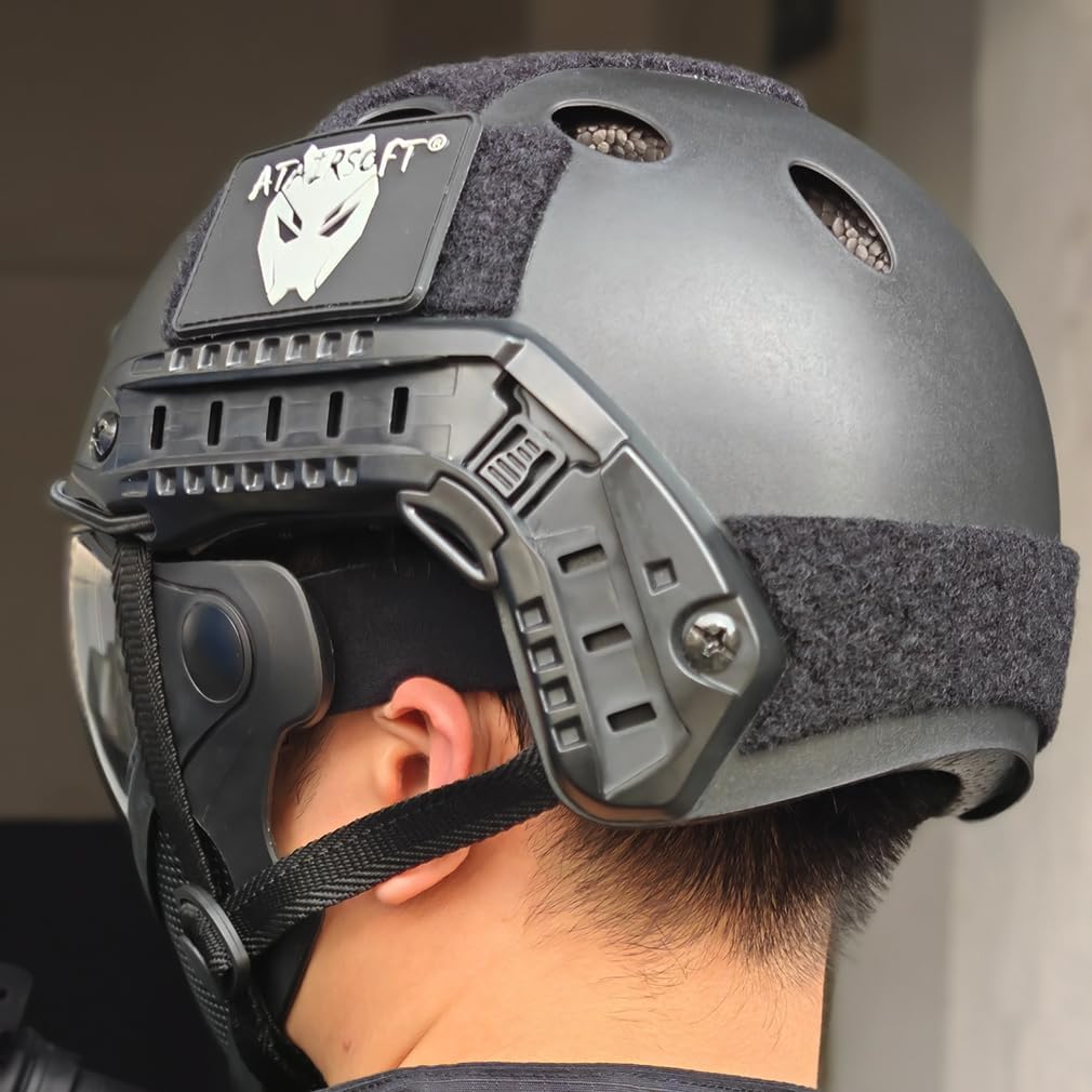Paintball Tactical Fast Helmet - ATAIRSOFT PJ Type Airsoft Gear for Enhanced Protection