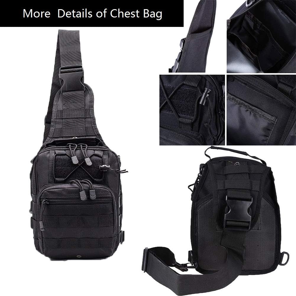 Tactical Backpack Outdoor Shoulder Bag Satchel Sling Chest Packs Daypacks