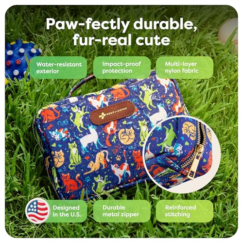 KeepGoing Pet First Aid Kit for Dogs & Cats - 99 Pc Travel Emergency Kit Cats