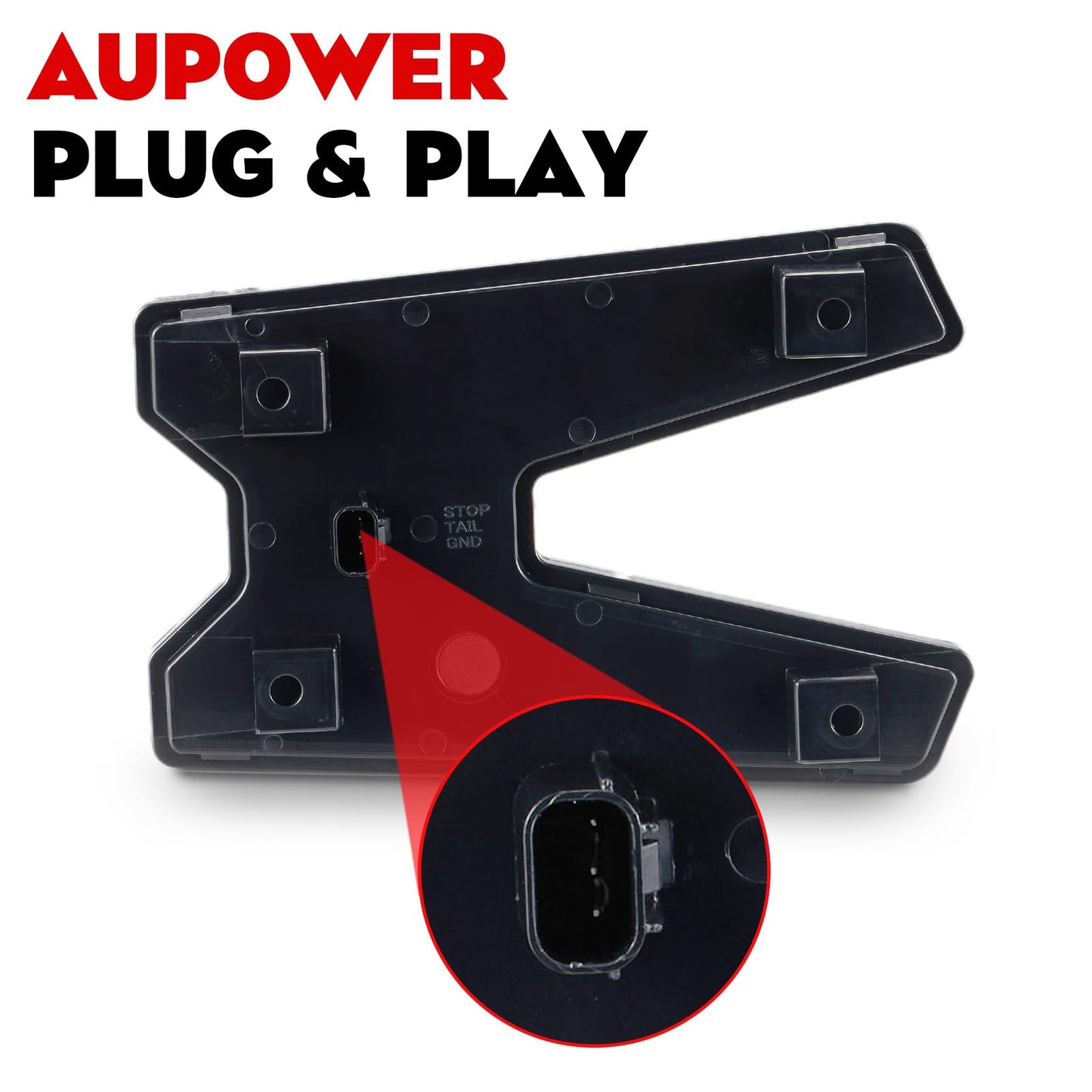 AUPOWER Smoked LED Tail Lights for Kawasaki Teryx KRX 1000 Accessories, Rear LED Taillights Upgrade Brake Light Stop Lamps for Kawasaki Teryx KRX KRX 4 1000 2023-2025,Replace OEM # 23024-0005,2PCS