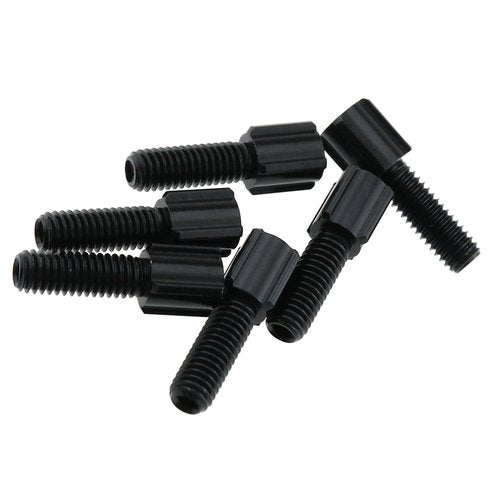 MEETOOT 6PCS M6 Road Bike Rear Derailleur Brake Cable Line Thumb Shifter Adjuster Screw Brake Cable Screw