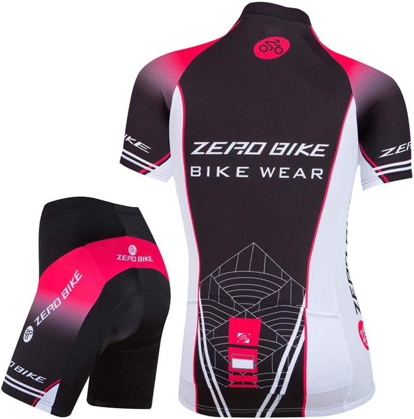 ZEROBIKE® Women's Short Sleeve Cycling Jersey Jacket Cycling Shirt Quick Dry Breathable Mountain Clothing Bike Top