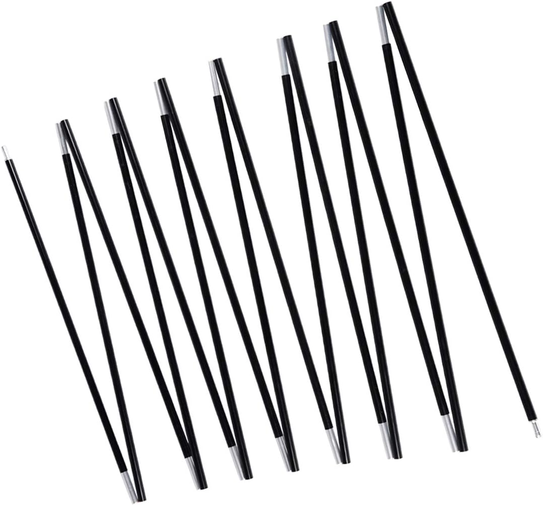 Aluminum Tent Poles Replacement, Fits Both Female and Male Ends, Lightweight Tent Pole Repair Kit, 7001 Aluminum Alloy T6 Heated