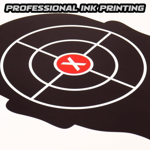 Highwild Shooting Range Silhouette Paper Target - 17X25 Inches (25 Pack, White & Black)