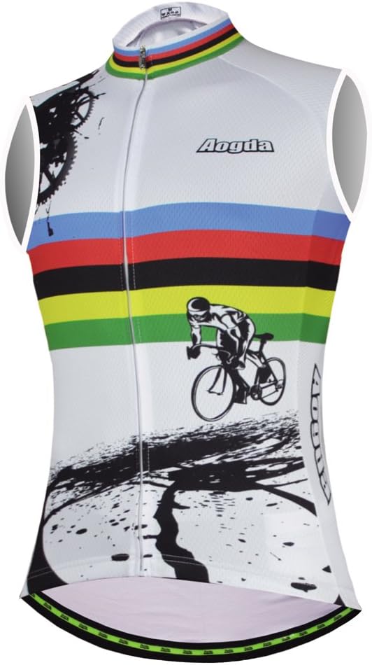 Aogda Sleeveless Cycling Jerseys Women Bike Tops Team Biking Shirts Bicycle Vests Clothing