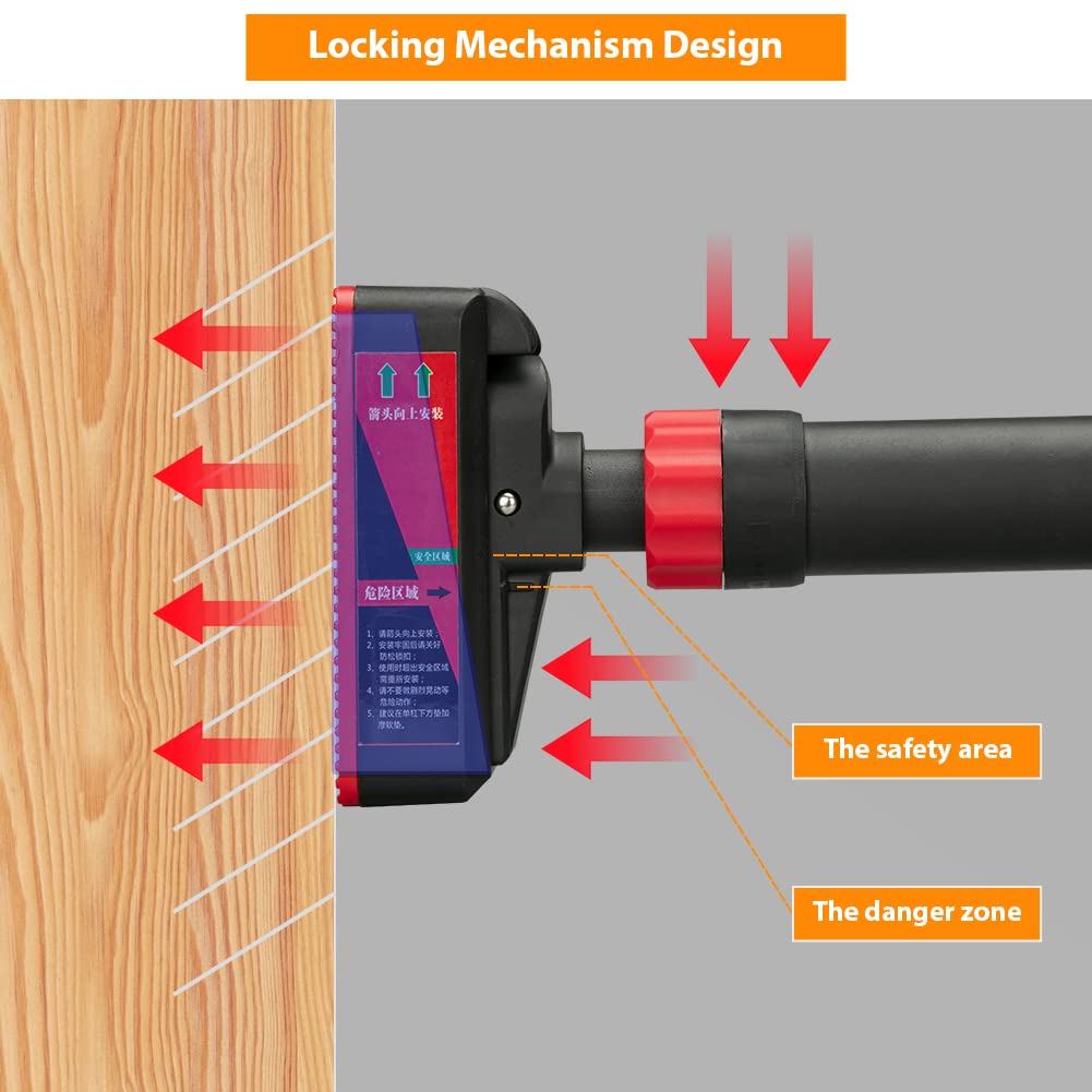 GarveeLife Adjustable Pull Up Bar - Strength Training Doorway Pull-Up Bar, Max Load 440 Lbs