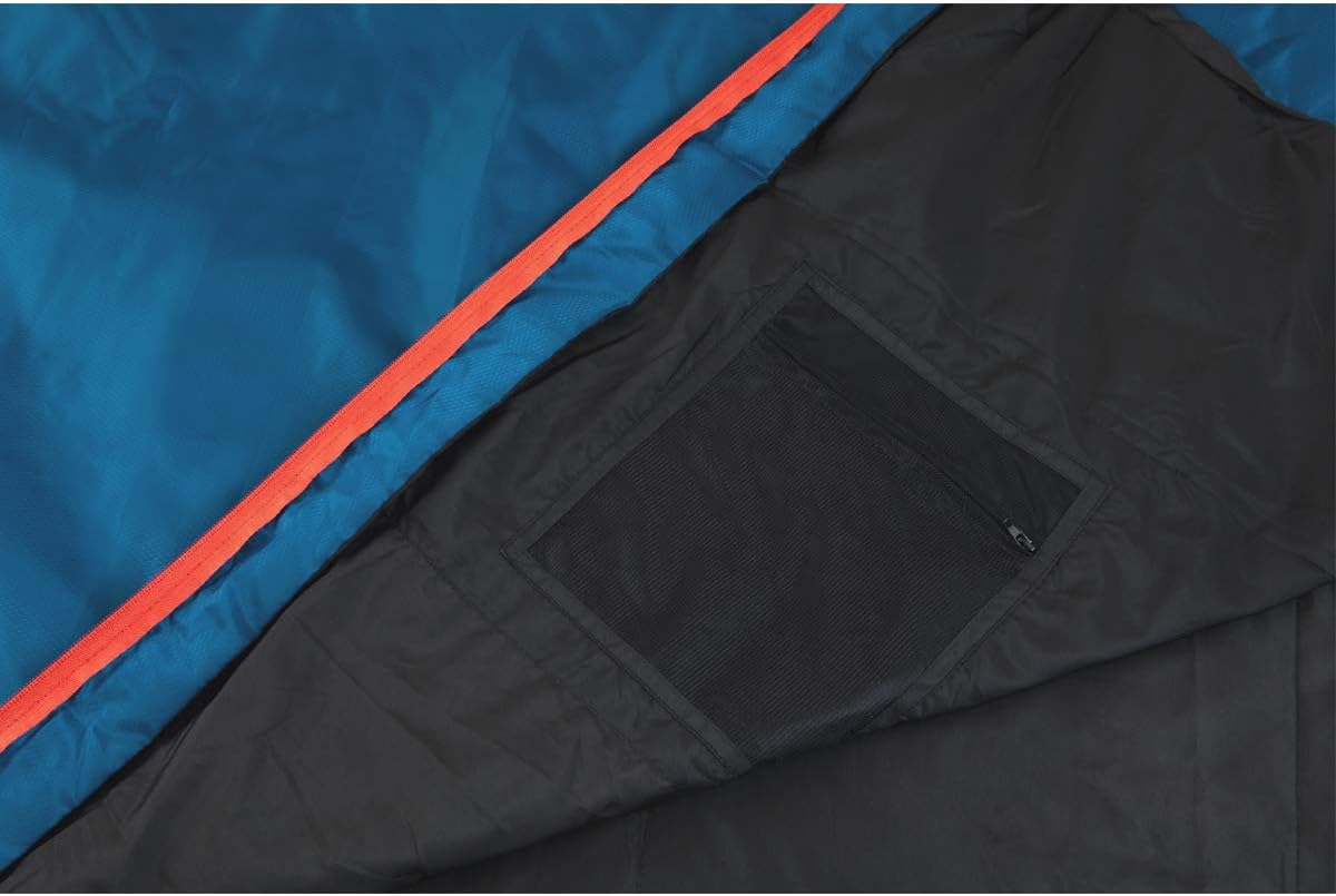 Snugpak Travelpak Traveler Sleeping Bag with Mosquito Net, Lightweight, Petrol Blue