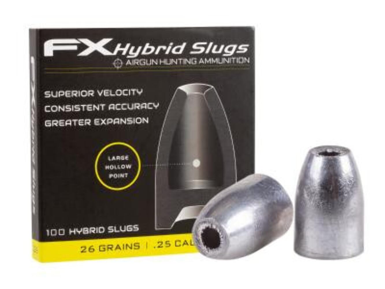 Fx Airguns FX Hybrid Slug Airgun Hunting Ammunition .25 26
