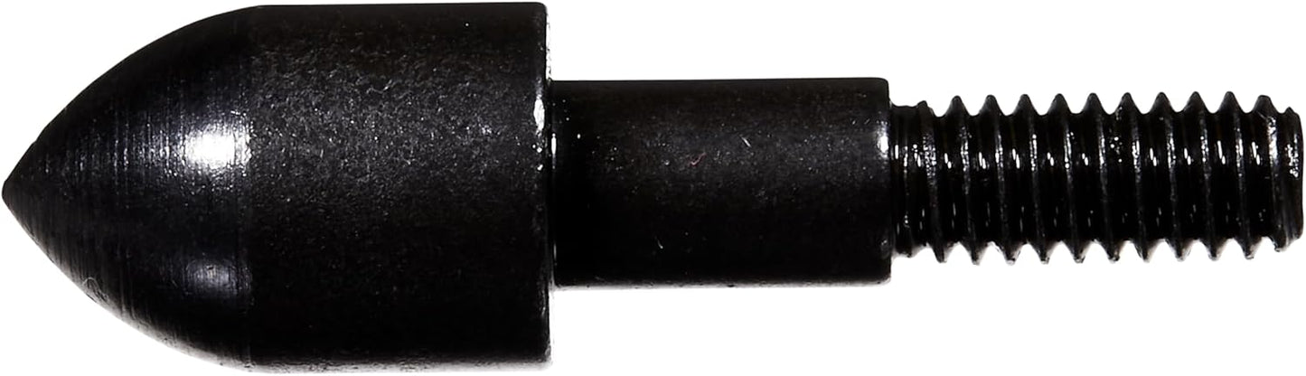 Allen Company Archery Bullet Points - Soft Arrow Tips for Target Practice - Screw-On Design - Reduces Wear and Tear on Targets - Multiple Sizes/Grain - 12-Pack - Black