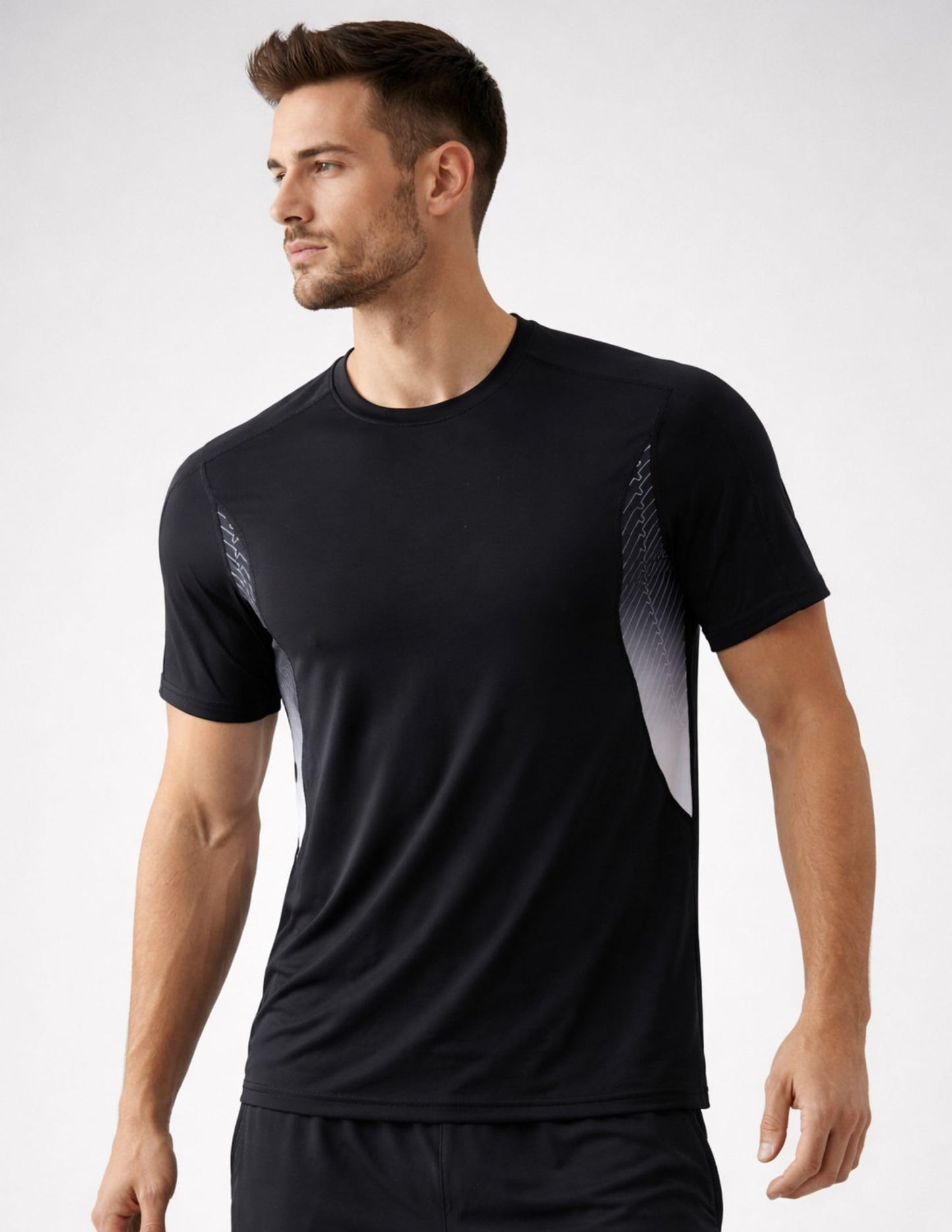 5 Pack Men’s Active Quick Dry Crew Neck T Shirts | Athletic Running Gym Workout Short Sleeve Tee Tops Bulk (Set 20, X-Large)
