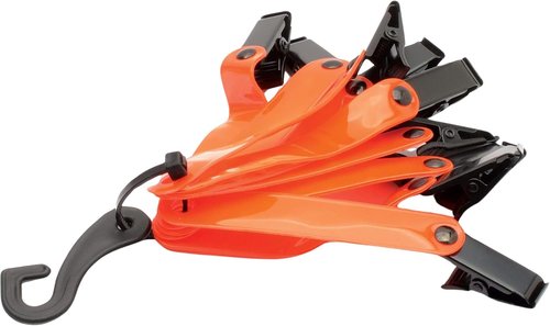 HME 3" Orange Durable Highly Reflective Weather-Resistant Outdoor Hunting Trail Markers with Clips, Pack of 10