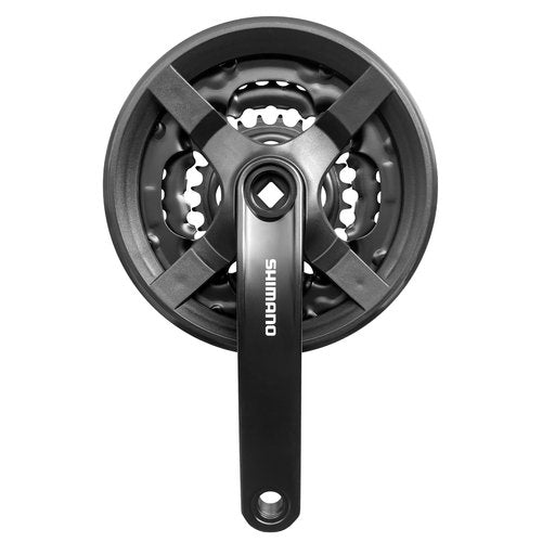 Relwears Bike Crankset FC-TY301 42-34-24T for 3x6/7/8 Speed Gears Square Taper Set 170MM Crank Arm for Mountain Bike