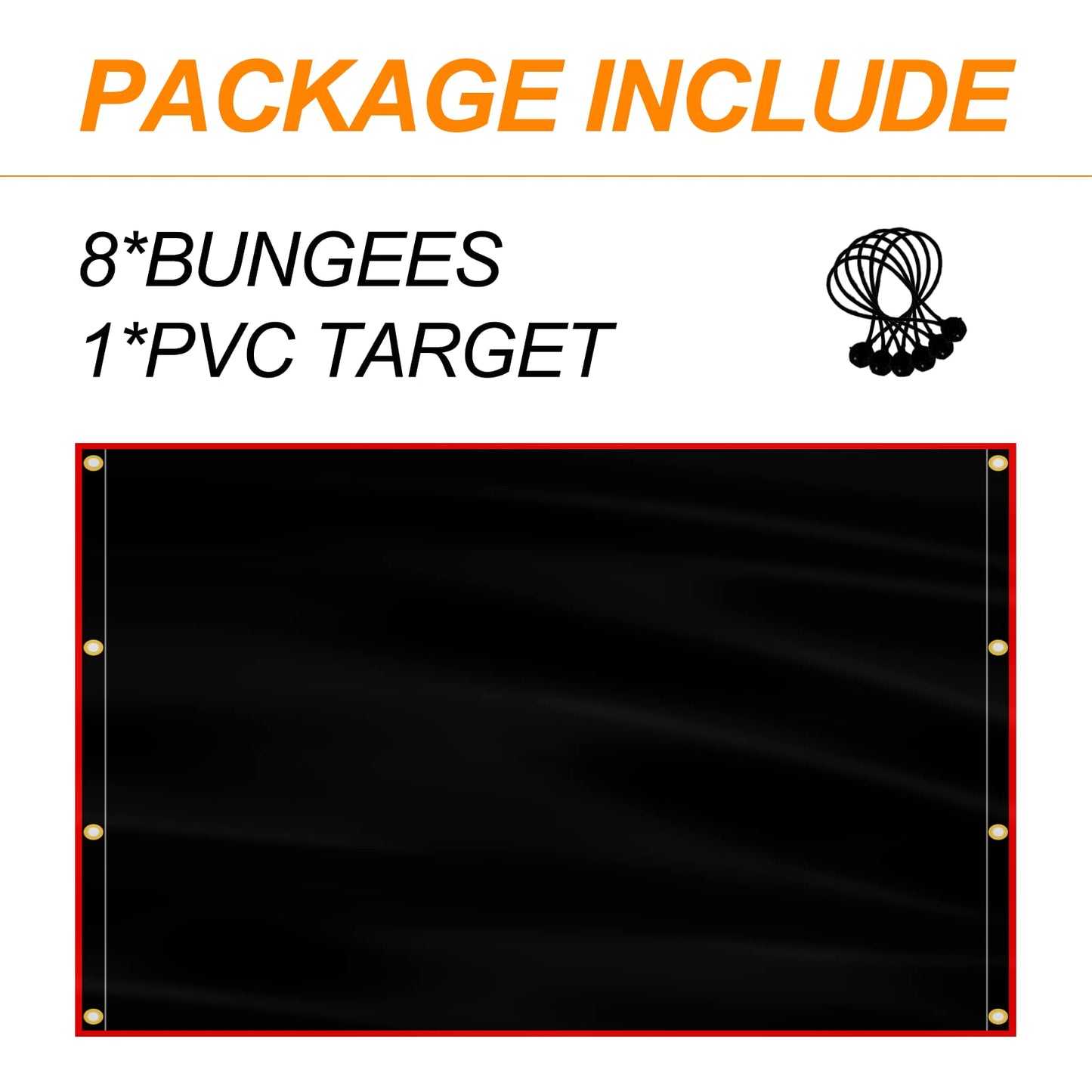 Sharellon 6x8FT Baseball Batting Cage Backstop – Silver Reflective Edge Vinyl Backdrop | Pitcher Training Aid & Hitting Target for Baseball/Softball Players