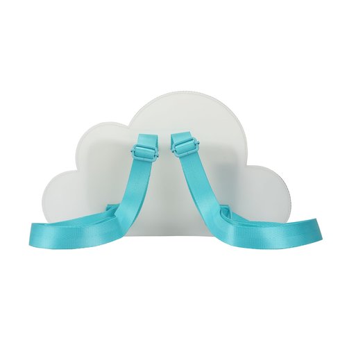 Bioworld Cute Cloud with Jewel Charms Clear Mini Backpack