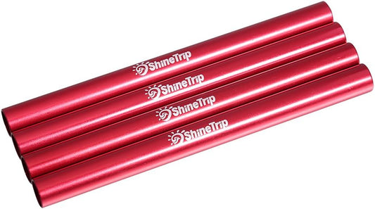 4Pcs Tent Repair Poles, Aluminium Alloy Tent Pole Replacement Tube Kit for Diameter 7.9-8.5mm Tent Poles Replacement Tent Pole Repair Kit
