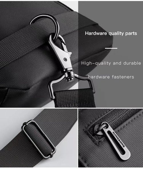 ZhaoCo Crossbody Backpack for Men Women Multipurpose Fashion Lightweight Chest Shoulder Bag Sling Bag For Cycling Holidays Party Travel Daypack Black