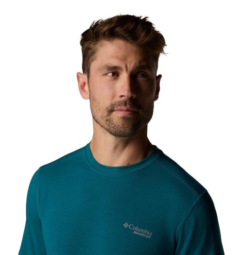 Columbia Men's M Endless Trail Running Tech Tee, River Blue, XX-Large