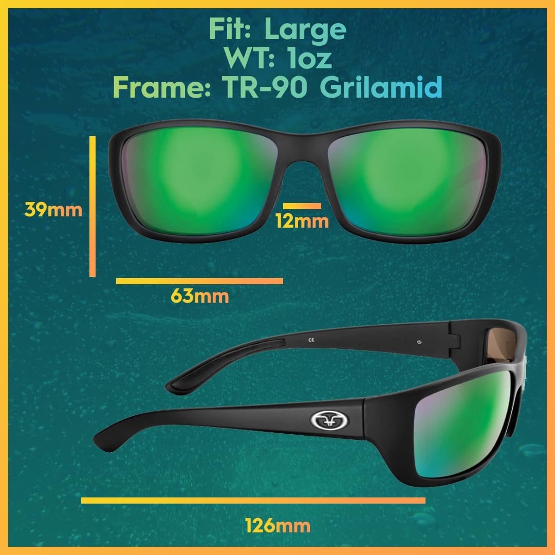 Flying Fisherman Cay Sal Polarized Sunglasses for Men - UV Protection & Comfort