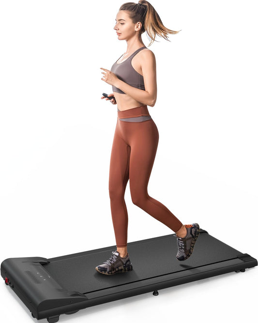 LONTEK Walking Pad, Small Under Desk Treadmill, Quiet Walking Treadmills for Home Office