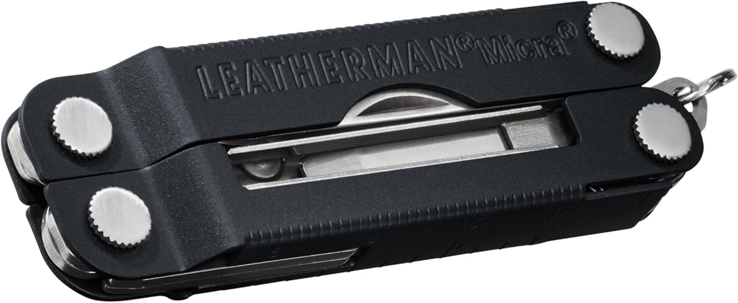 LEATHERMAN, Micra, Keychain Multi-tool with Grooming Tools, Mini Pocketknife for Everyday Carry (EDC), Hobbies & Outdoors, Built in the USA, Stainless Steel