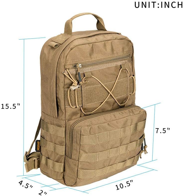 EXCELLENT ELITE SPANKER Outdoor Hydration Backpack Bundle Packs Water Bladder Carrier for 3L Water Bladder