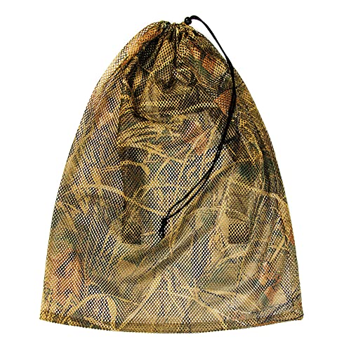 Camo Mesh Decoy Bags 2 Pack - Lightweight Waterproof Duck & Waterfowl Hunting Storage