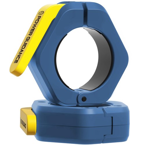 POWER GUIDANCE 2 inch Magnetic Barbell Collars, Quick Release Barbell Clamps for Olympic Lifts and Strength Training (Blue)