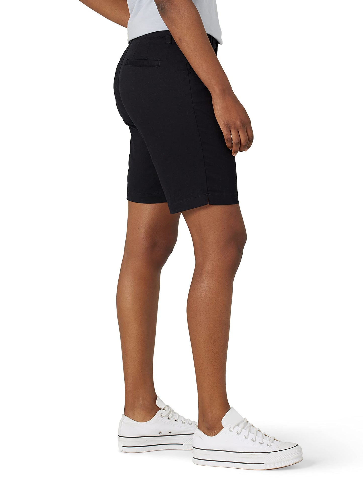 Lee Women's Legendary 9" Chino Bermuda Short Jet Black 16