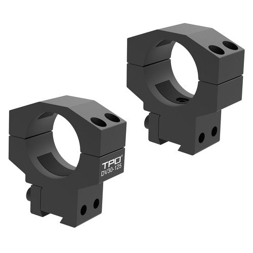 TPO GIII 3/8” Dovetail Scope Rings, Heavy Duty Medium Profile 30mm Scope Mount for Airsoft Accessories (1.25" Height Rings) DV30-125