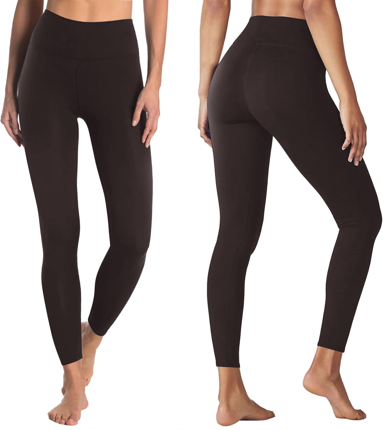 GAYHAY High Waisted Leggings for Women - Soft Opaque Slim Tummy Control Printed Pants for Running Cycling Yoga Mulberry Purple