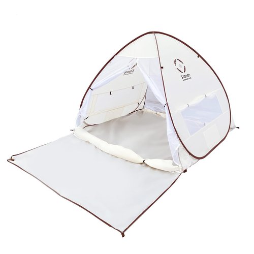 S'more Colline 2 Person Beach Tent, Lightweight & Easy Set Up Pop up Tent, Instant Tent with UV Protection, UFP 30+ Quick Portable Sun Shade Shelter for Beach,Picnic, Backyard, Festivals