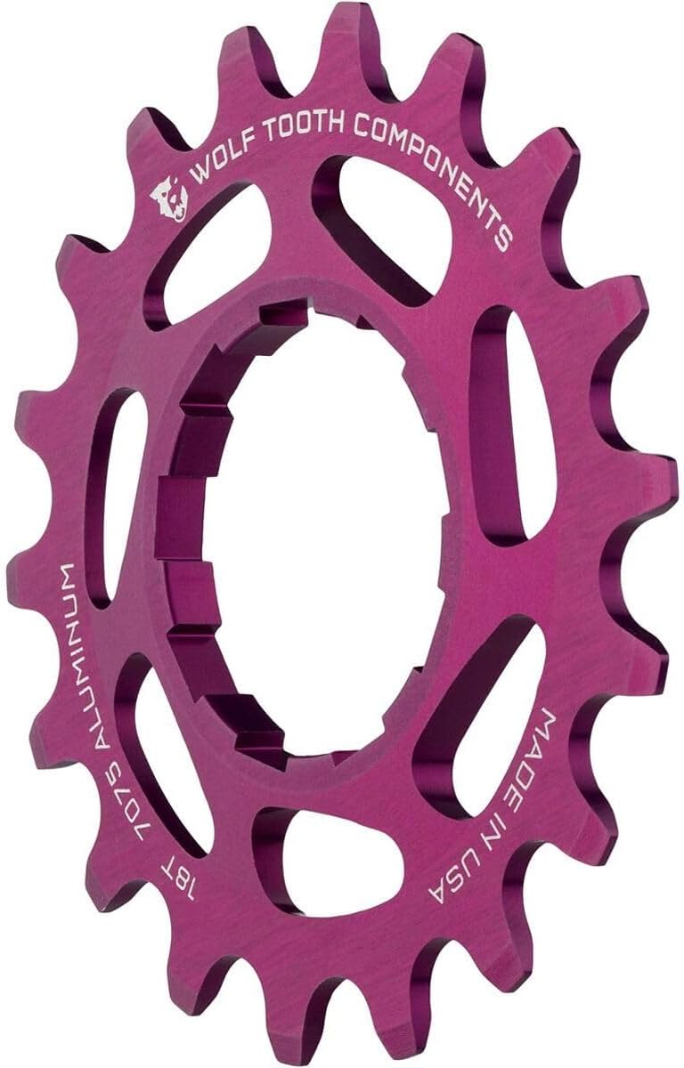 Wolf Tooth Aluminum Single Speed Cog Gold