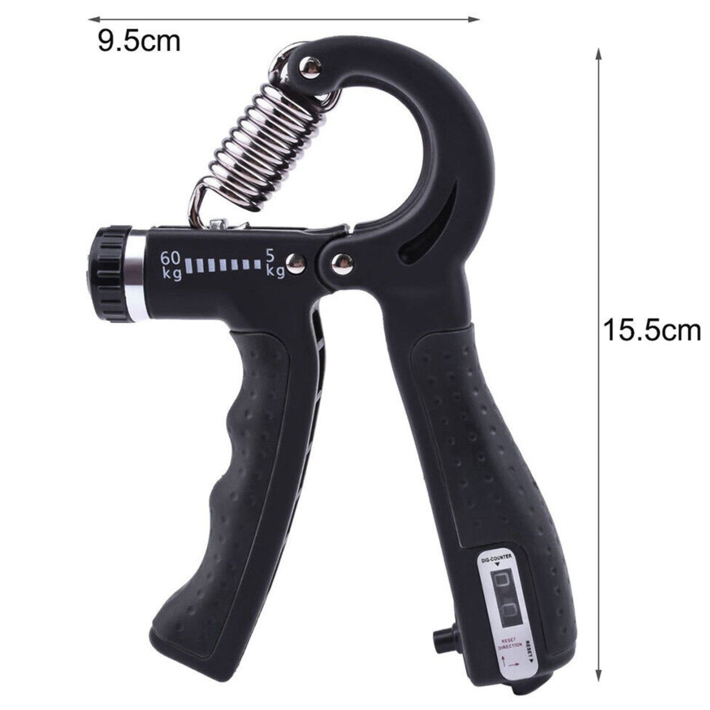FRASSER [Upgraded Version] Hand Grip Strengthener with Counter, Adjustable Resistance 10Lbs-132Lbs, Non-Slip Gripper for Wrist Strength, Forearm Exercise, Muscle Building and Injury Recoveries