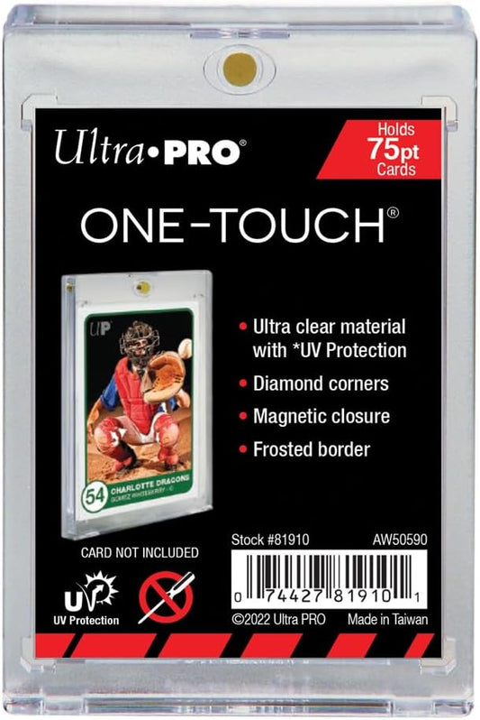 1 (One) 75pt One-Touch Card Holder