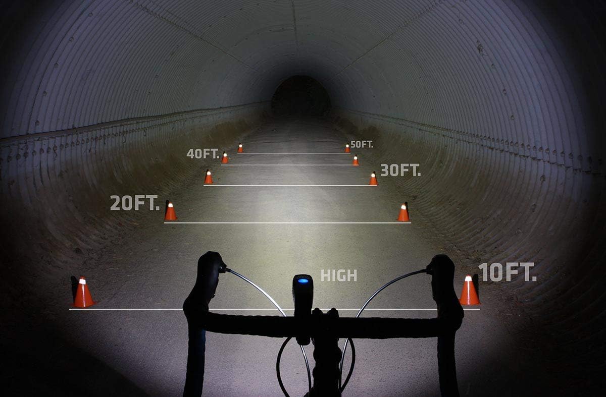 NiteRider Lumina 900 Boost USB Rechargeable MTB Road Commuter LED Bike Light Powerful Lumens Water Resistant Bicycle Headlight, LED Front Light Easy to Install Cycling Safety