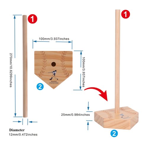 VEHONG Wooden Champion Ring Stand, Ring Storage Stand, Ring Display Stand, Championship Honor Collection Stand, for Sports Enthusiasts