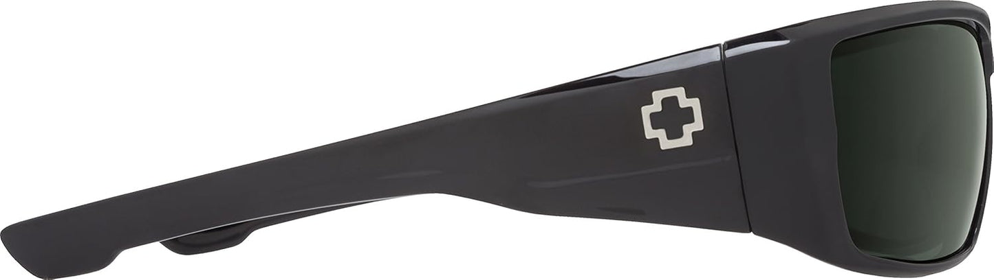 Spy Optic Wrap Dirk Black Happy Gray Green Polar, Multi, One Size
