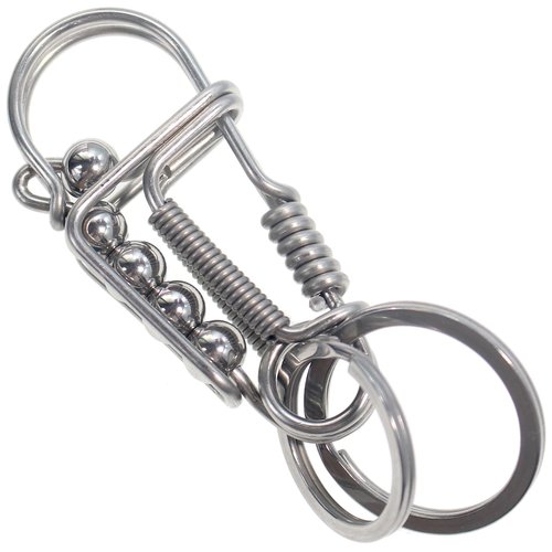 CMVFYL Cute Carabiner Clip, Fun Decorative Keychain Clip, Small Stainless Steel Key Organizer, Unique Key Holders for Backpack