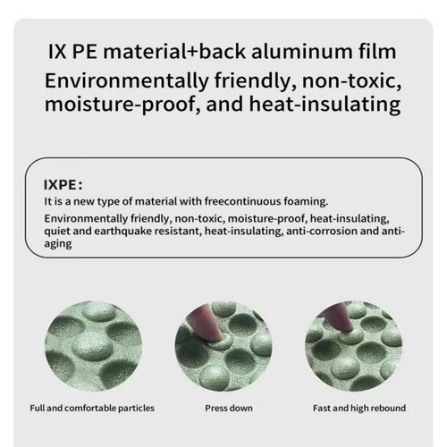 XLRPAT Camping Mattress, Foam Camping Sleeping Mat, Foldable Closed Cell Foam Mat, Waterproof Outdoor Sleeping Mat, 72"x23"x0.78"