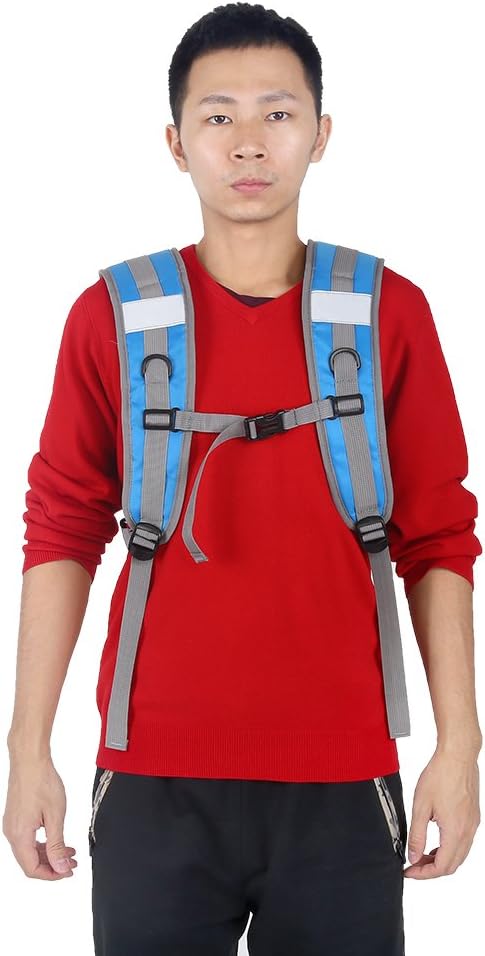 Replacement Shoulder Strap, Adjustable Nylon Shoulder Strap for Backpacks, Hiking & Jogging (Blue)