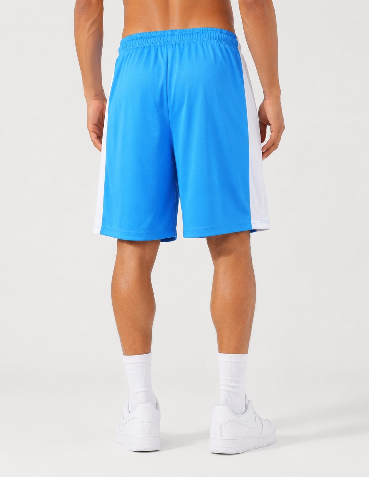Liberty Imports 5 Pack Men's Quick Dry Athletic Basketball Shorts 9" Inseam with Pockets, Activewear for Workout Gym Running (Set 1, Large)