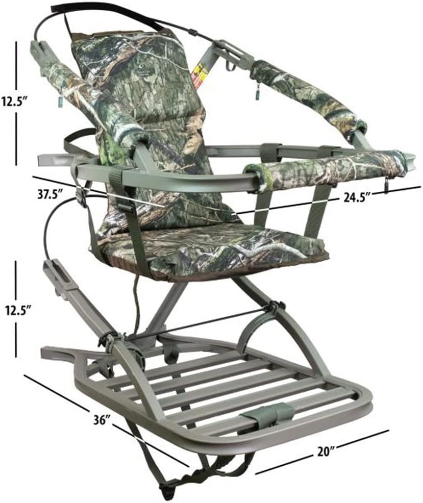 Summit Treestands Goliath SD Climbing Treestand, Mossy Oak