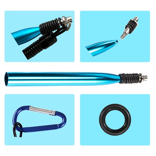 SIWRIOM Wacky Rig Tool with 110pcs Fishing O-Rings, Wacky Worm Rigging Tool Kit for Senko, Fishing Ring Rigging Tools for Clip Soft Baits Worms with Keychain Lanyard Fishing Bait Rigs