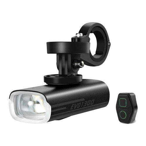 Magicshine EVO 1300 Bike Light with Remote Control, 1300 Lumens Waterproof Bicycle Headlight, USB-C Rechargeable Front Light for Night Riding